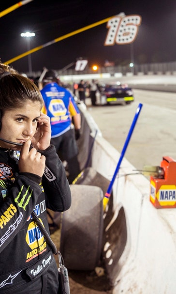Hailie Deegan riding fast lane on rise in auto racing